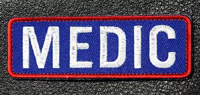 Medic Embroidered Paramedic Emt Ems Tactical Hook Patch  • $6.99