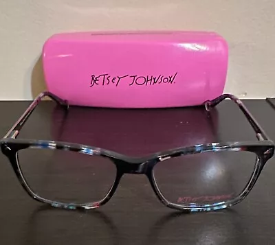 Betsey Johnson Women’s Eyeglass Frames Model Flash Dance BLU Demo Lenses. • $55.99