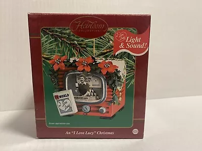 Heirloom Collection I Love Lucy Christmas Ornament TV Set With Light & Sound • $39.99