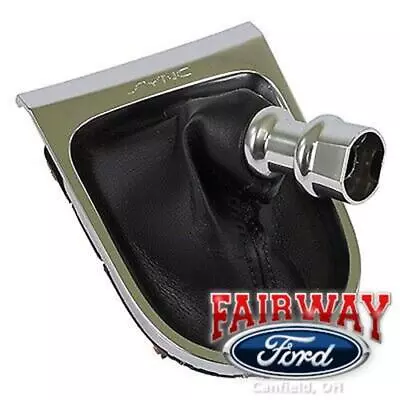 18 Thru 23 Mustang OEM Ford Black Chrome Shift Boot 6 Speed Manual JR3Z-7277-A • $68.95