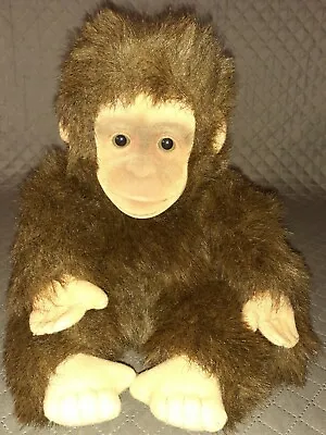 Vintage 1994 14  Hosung Monkey Hand Puppet Chimp Stuffed Plush Animal Toy Doll  • $20