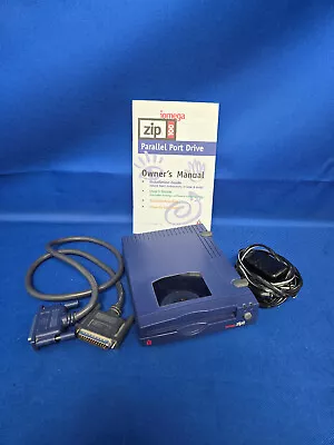 IOMEGA External 100MB Zip Drive Z100P2 W/ Power Adapter • $12.99