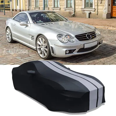 For Mercedes SL-Class R230 R231 Stretch Satin Car Cover Indoor Dust Proof W/ Bag • $159.51