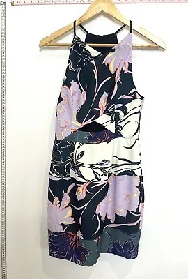 $35 • Buy Shona Joy Women's Designer Retro Vintage Floral Cut Out Pencil Dress 8/XS (1336)