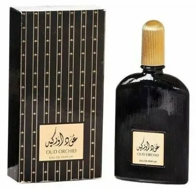 Oud Orchid Black Perfume 100ml Spray Genuine Halal Eau De Parfum Jasmine Lotus • £13.98