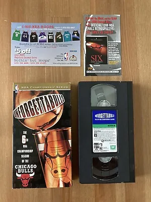 Chicago Bulls Jordan VHS Tape 'UNFORGETABULLS' 1998 NBA Finals 6th Championship • $10