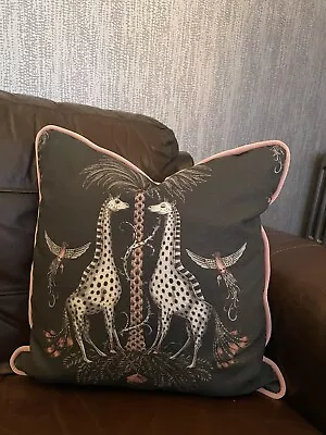 £25 • Buy Emma J Shipley  Giraffe Cushion Cover 46cm  Grey