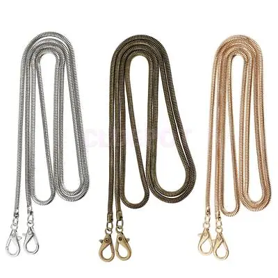 £6.80 • Buy Bag Chain Strap Replacement Snake Chain For Handbag Crossbody Shoulder Bag 120cm