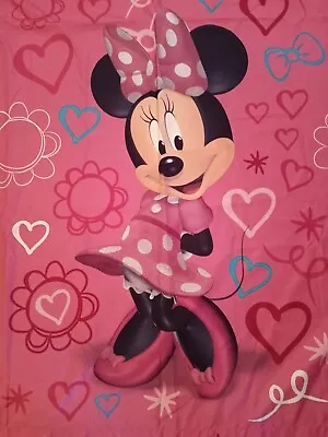 Set DISNEY Curtains Ties Minnie Mouse Pink Bow-tique Drapes Window Panels 42x63 • £24.09