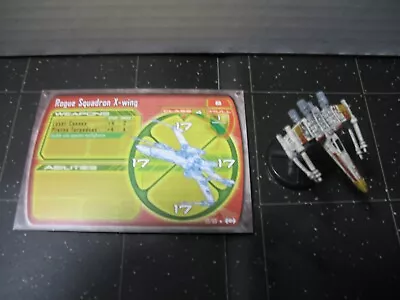 $4 • Buy =Star Wars Miniatures STARSHIP BATTLES Rogue Squadron X-wing 23/60 With Card=