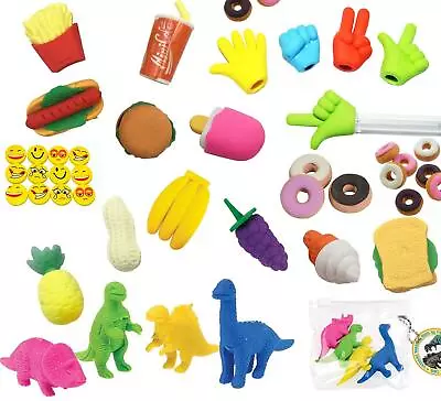 £2.03 • Buy Novelty Funny Face Erasers Emoji Cute Rubbers Party Bag Fillers Kids Stationary