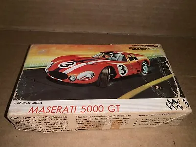 Vintage Hawk Maserati 5000 GT 1/32 Scale Model Kit 4-39 • $19.99