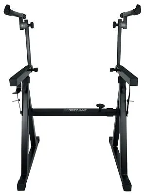Rockville Z55 Z-Style 2-Tier Keyboard Stand+Bag Fits Roland FA-08 • $79.95