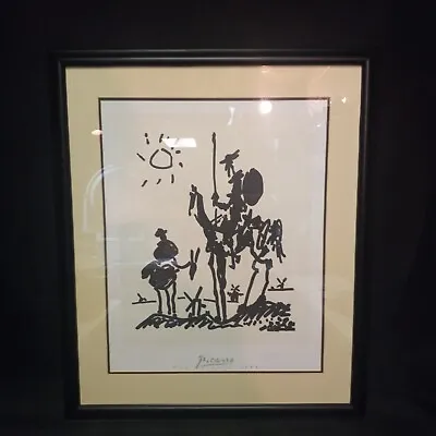 $84.99 • Buy Pablo Picasso Print  Don Quixote  Signed, From Heismans Fine Arts Gallery