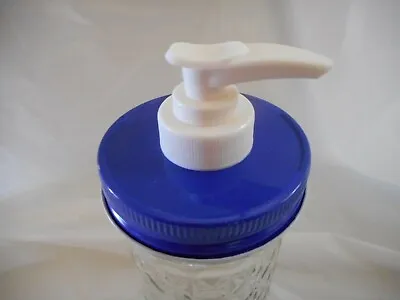 Mason Jar Lotion & Soap Dispenser Converter Lid - Multiple Color & Set Choices • $6.95