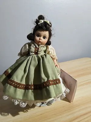 Vintage MADAME ALEXANDER 8  BETH #406 Little Women Doll With TAG & Stand • $12