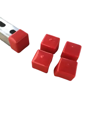 Pack Of 25 Red End Strut Caps 1-5/8  Plastic Vinyl Uni-Strut Safety Caps • $23.99