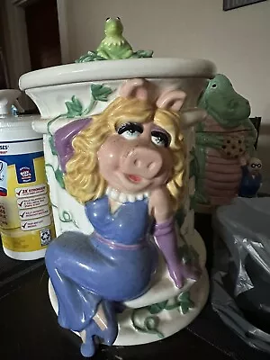 The Muppets Miss Piggy And Kermit Cookie Jar • $65