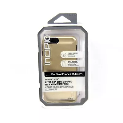 $17.95 • Buy Incipio Case For Iphone 6 6s Feather Shine Aluminium Finish Gld New Iph-1178-gld