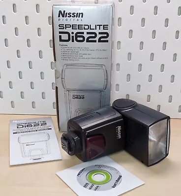 IN BOX COMPLETE Nissin Speedlight Di622 For CANON • £45