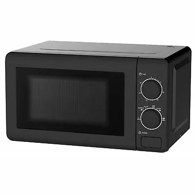Daewoo Solo Manual Control Countertop Microwave Oven 700W 20Ltr Black KOR6M17BLK • £69.13