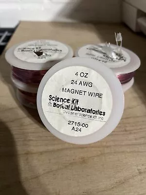 Magnet Wire 24 AWG Gauge Copper 4oz Coil Winding - 5 Coils • $25