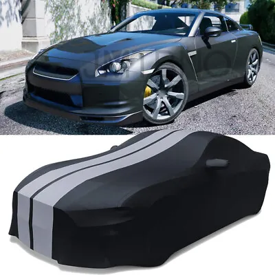 Satin Stretch Indoor Car Cover Dustproof Protector For NISSAN GTR R33 R34 R35 • $159.39