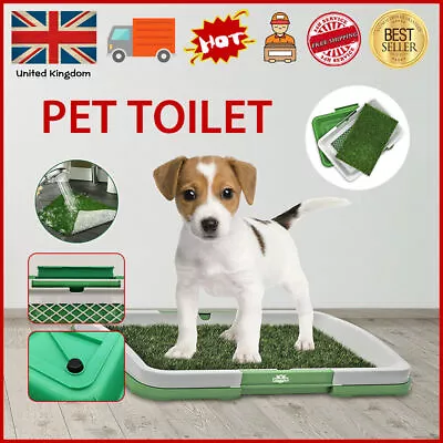 £10.99 • Buy Pet Dog Toilet Mat Indoor Outdoor Restroom Training Grass Potty Pad Loo Tray Pad