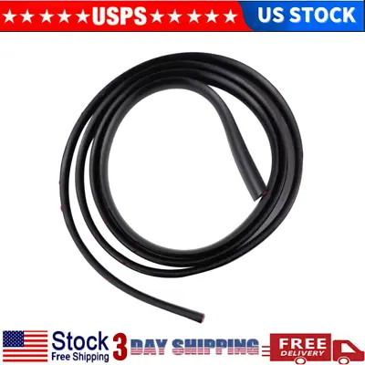 1.8m Rubber Car Glass Panel Seal Front Or Rear Windshield Moulding Strip W/ Tape • $13.90
