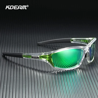 Polarized Sports Sunglasses Men Women Cycling Running Fishing Unbreakable Frame • £14.99