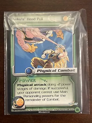 DBZ CCG Goku’s Head Pull IRWIN Promo SEALED IR18 LIMITED Dragon Ball Z Score TCG • $10