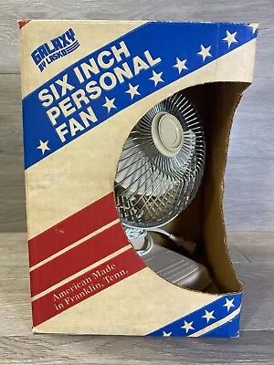 Vintage 1970s/80s Galaxy Fan 31462 6 Inch Fan In Box Runs Lasko USA - READ • $37.99