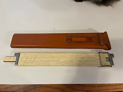 Keuffel And  Esser Co. K&E 4081-3 Log Log Duplex Decitrig Slide Rule With Case • $16.99