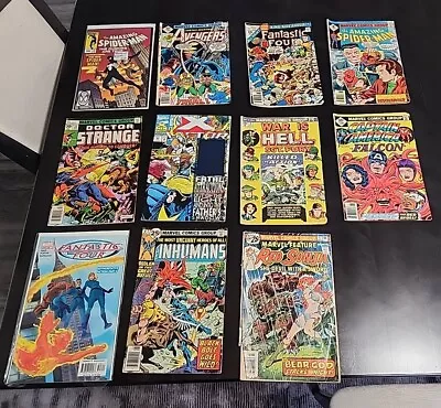 Marvel Comics Lot Of 11 Comic Books Bronze Age & Modern Spiderman Fantastic Four • $49.99