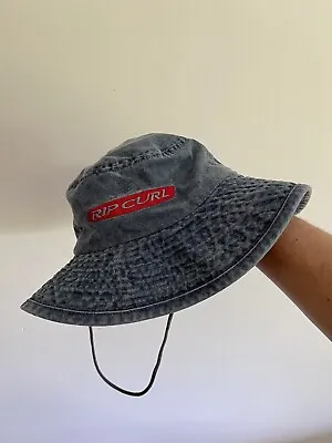 Vintage Rip Curl Bucket Hat 1990s Surf Wear Skate Billabong Quiksilver • $59