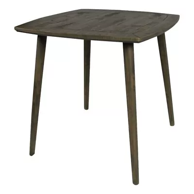 Cole Reclaimed Solid Wood Square Counter Table In Brown Finish • $303.63