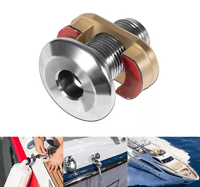 2Pcs 3/8in Marine Stainless Steel Quick-Release Boat Fender Receiver Lock Kit • $27.35