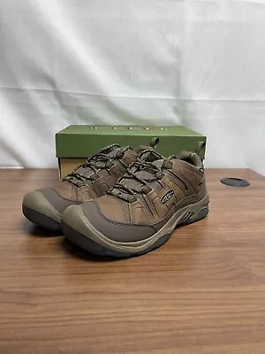 Keen 1026842 Mens Olive Brown Lace Up Low Top Hiking Shoes Size 9.5 W • $67.99