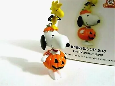 Snoopy Peanuts Charlie Brown Hallmark Christmas Halloween Ornament Figure 2009 • $16.99