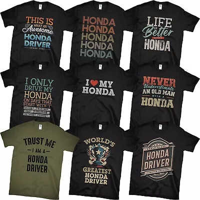 Honda Motorcycle Rider T-shirts. Awesome & Funny Designs. Cool Biker Gift • £14.99