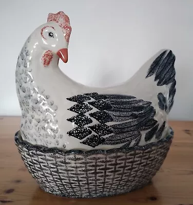 Fairmont & Main Charlotte Hen Egg Ceramic Storage - Immaculate • £40