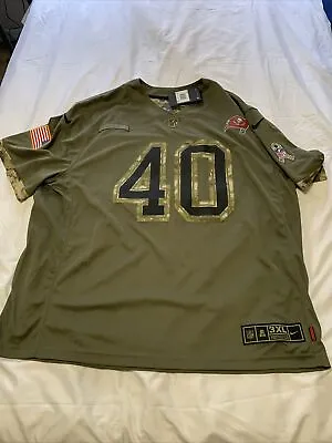 Nike NFL Salute To Service Jersey Mens 3XL Tampa Bay Buccaneers #40 Alstott NWT • $129.98