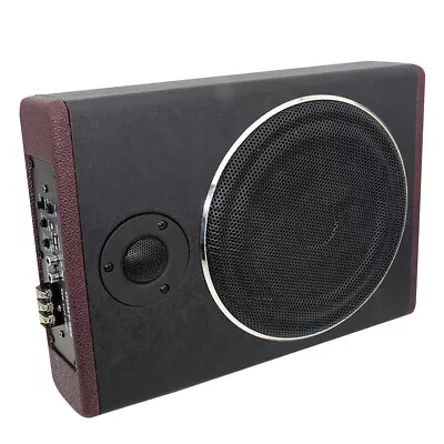 10 Inch 800W Car Audio Slim Under- Subwoofer High  Car Active Sub H8R9 • $245.04