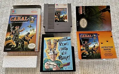 Cabal (Nintendo NES 1990) CIB Complete In Box With Poster!🔥 • $79.95