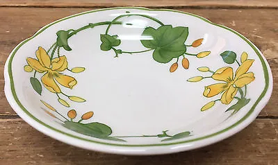 Villeroy Boch Geranium 1 Fruit Sauce Bowl Germany 109524 Floral Yellow Green • $23.19