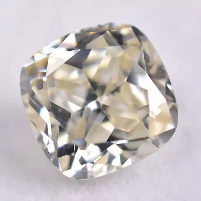 2.65 Cts Synthetic GH Color Moissanite Cushion Cut Certified Gemstone • $34.84