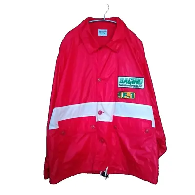 Benetton Formula 1 Racing Team Nylon Jacket Size 48 Japanese XL Red Vintage • $119