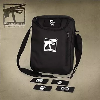 Games Workshop Warhammer Store Anniversary Black Shoulder Book Bag 2023  • £39