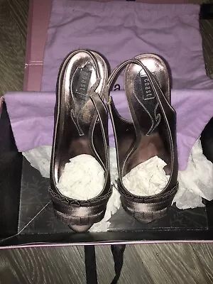 £27.99 • Buy Coast Shoes Size 5 Catherine Taupe Boxed Sling Back Peep Toe
