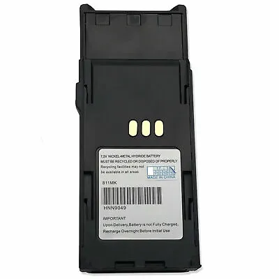 Battery For MOTOROLA Radius P1225 LS Radio HNN9049A HNN9050 HNN9050A HNN9051A • $18.49